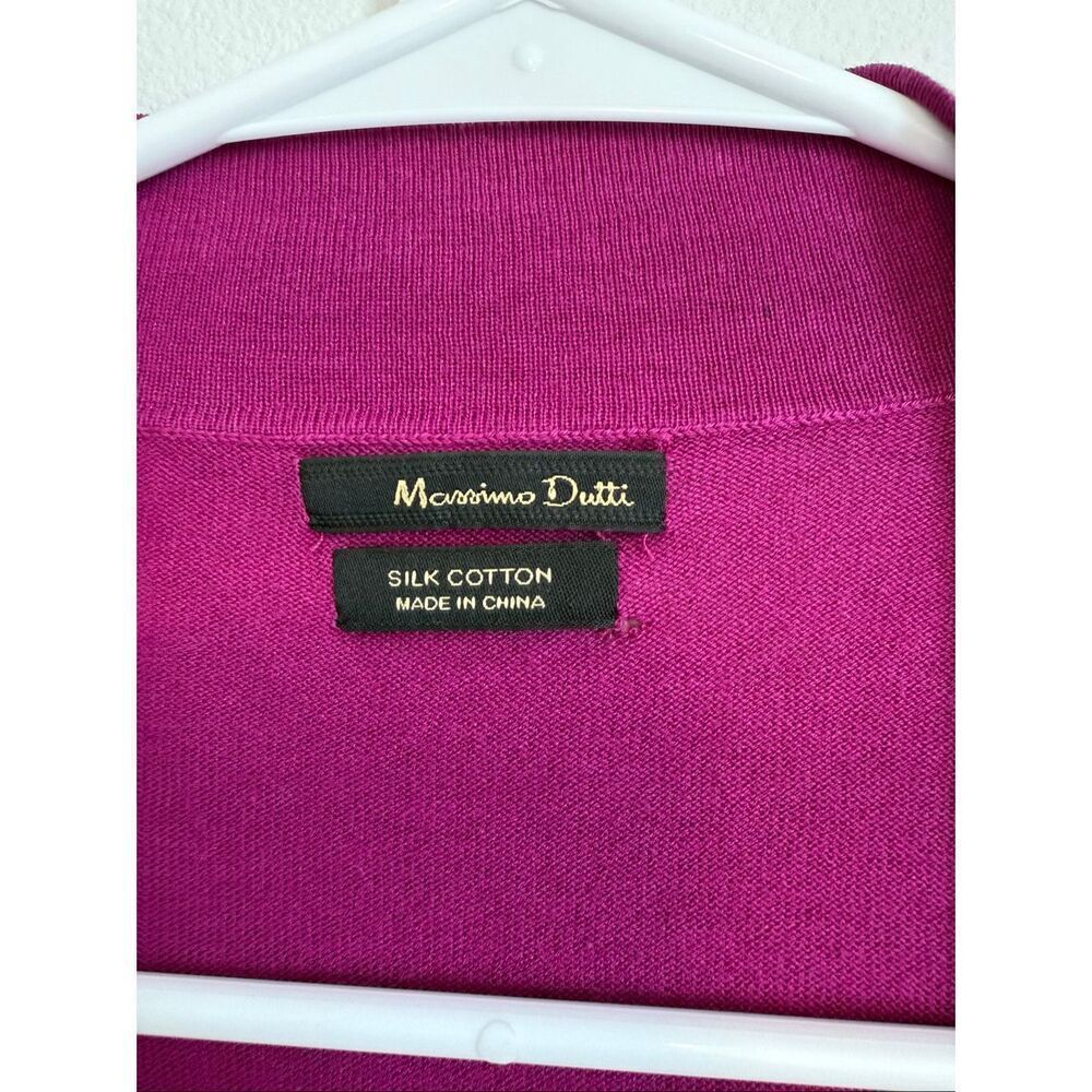 Massimo Dutti Silk Blend Cardigan Sweater - Picture 3 of 4